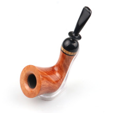 Cross-border new products spot bell mouth shape briar smoking pipe wood pipe smoking accessories wholesale